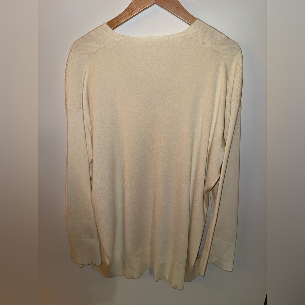 The row oversized silk & cotton sweater - Picture 2 of 6